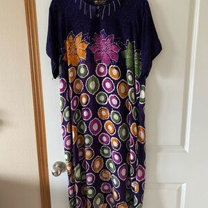 Women’s Batik Print Muumuu Size XL